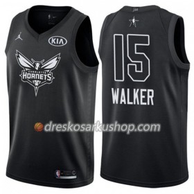 Muški NBA Dres Charlotte Hornet Kemba Walker 15 2018 All-Star Jordan Brand Crna Swingman